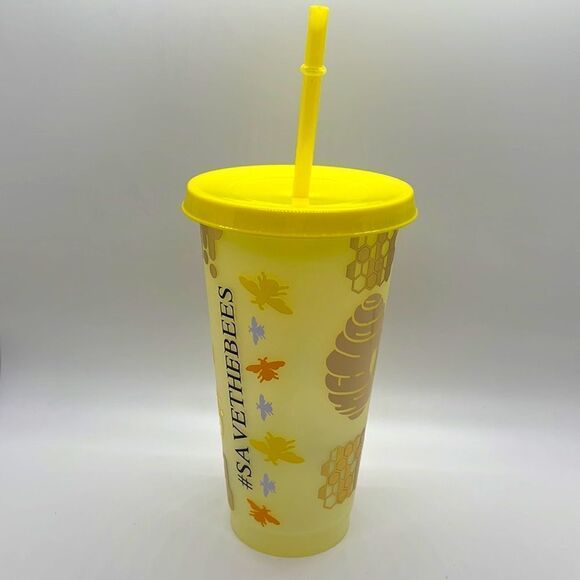 NWT Wool + Pepper Co. Bee Alright Color Changing Cold Cup - Picture 7 of 9